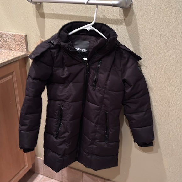 Noize woman's heavy winter jacket with faux fur - Picture 3 of 14